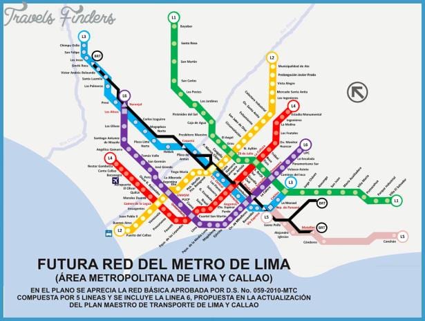 Քարտեզ метрополитано Lima